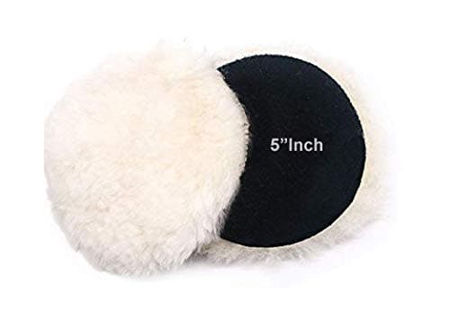 ISC Combo 5" Inch Wool Pad for Polishing Clean Buffing Furniture/Car