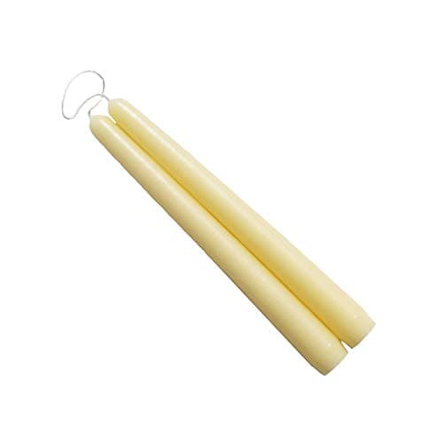 Mole Hollow, Candle Taper 8 Inch Parchment