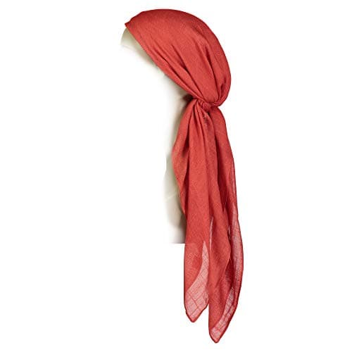 Atara Large Head Wrap Scarf -Soft Lightweight Easy Tie Square Chemo Scarves