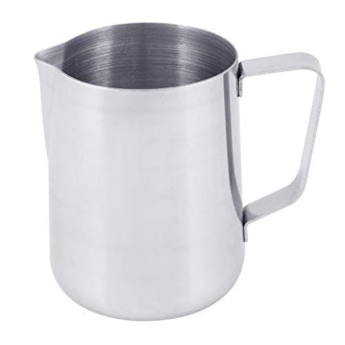 2 Quart Milk Frothing Pitcher, 66-Ounce / 2000 ml. Extra Large Milk Pitcher, Stainless Steel Milk Steaming Frothing Pitchers for Espresso Machines, Milk Frother/Latte Art