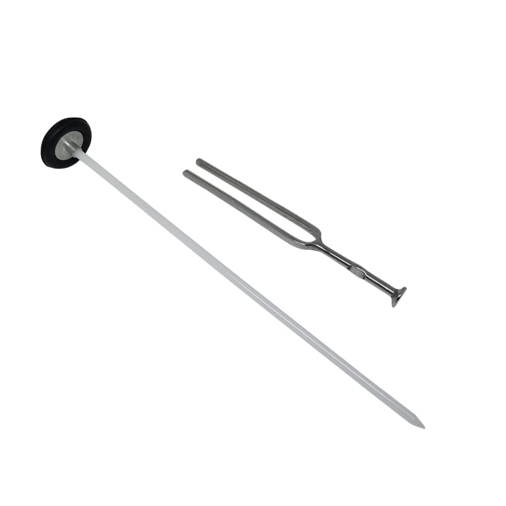 Sahyog Wellness Queen Square Pattern Knee Hammer with Tuning Fork - 256 Hz