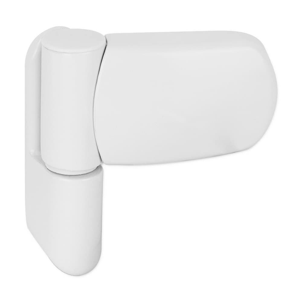 UPVC Door Flag Hinge Avocet MT3D Mini Triad Adjustable For Double Glazing Doors (White pack of 1)