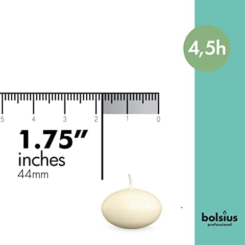 BOLSIUS 20 FLOATING CANDLES [Ivory] x 2