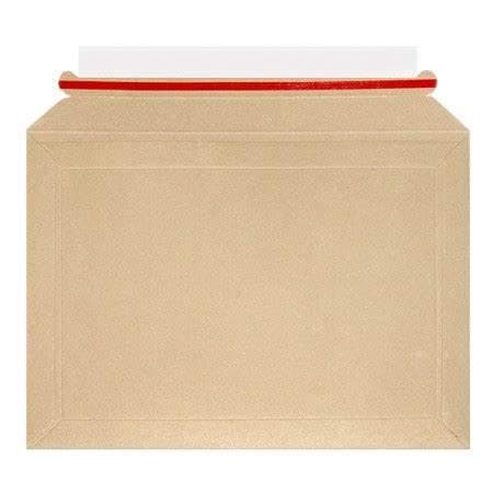Mailer Envelopes/Strong E-Flute Cardboard 25/Pack - Capacity A4 Book Mailers Expand to Fit 30mm Thick - Large Letter Size at 25mm. (234x334mm)
