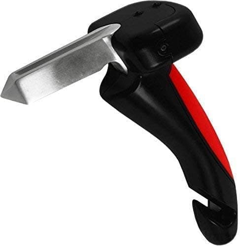 Divik Nonslip Handy Grip Mobility Aid Standing Support Handle Portable Grab Bar Vehicle Emergency Escape Tools with Window Breaker & Seat Belt Cutter (1Pcs)