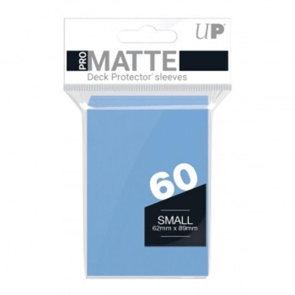 Ultra-Pro Pro-Matte Sleeves - Light Blue, Small - for Yu-Gi-Oh, Cardfight/CFVG (60 Deck Protectors)