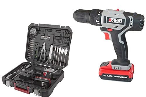 XCEED EX218DIG 18V Combi Hammer Drill with 42 Piece Accessory Kit