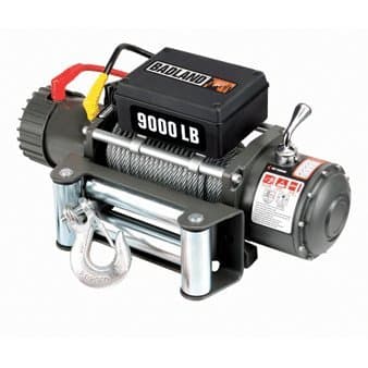 9000 lb. Electric Winch with Automatic Brake, Three-stage Planetary Gear System and Remote Switch (12 feet lead)