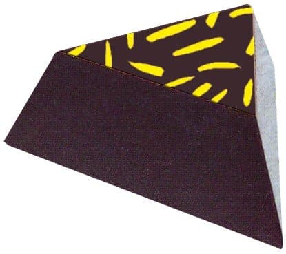 Silicone Bakeware Triangular Magnetic Chocolate Mould, Acrylic, 27.5x13.5x2.4 cm