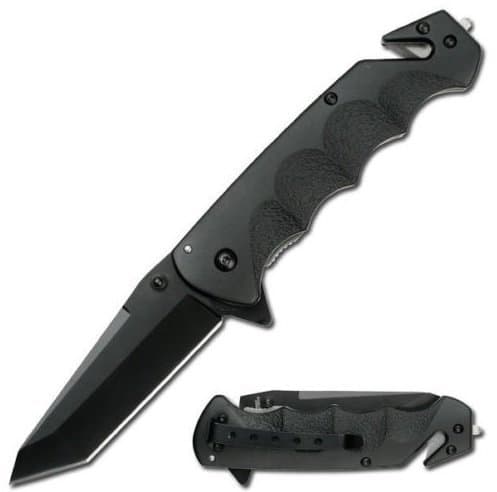 Tac-Force Black TANTO BLADE Spring Assisted Tactical Folding Pocket Knife New!!!