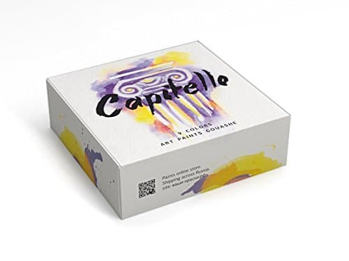 Professional Gouache Paint Set - 9 jars - For Beginners, Students & Professional artists