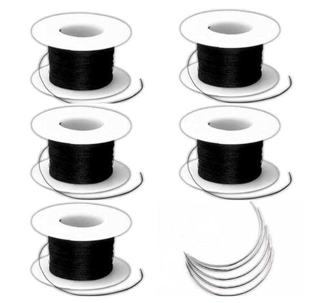 FORGESY Training purpose suture thread for students,doctors,nurses(5 Pc With 5 Needle) Suturing Forceps