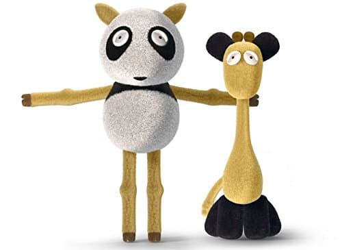 Chimeras Panda & Giraffe Plush Stuffed Animals Set with Interchangeable Parts