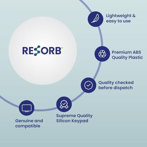 RESORB LED 551 Universal Remote Control for Chinese LCD LED and Non-Branded Smart TVs - Black (Please Match with Your Old Remote Before Placing an Order)