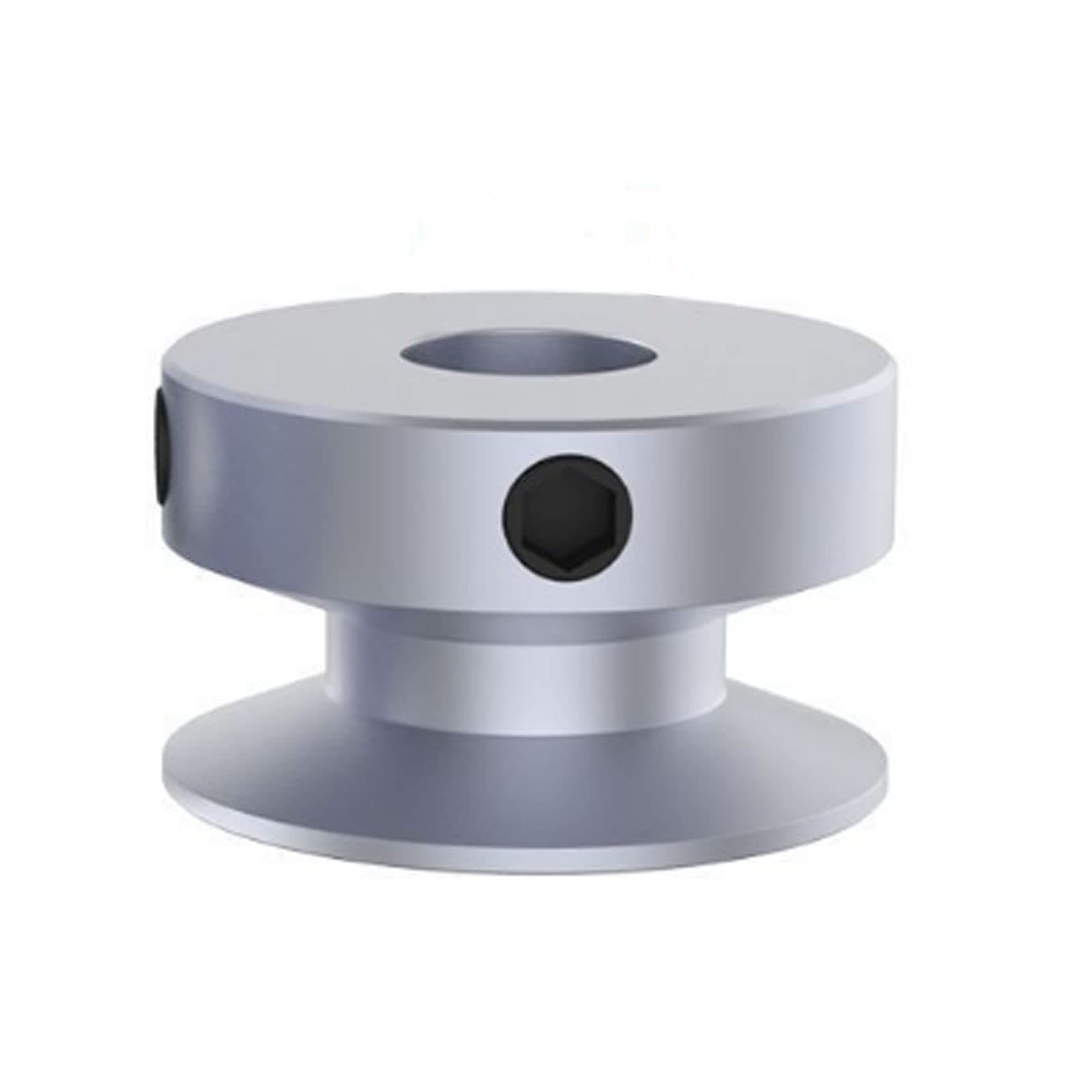 CHANCSOuter Diameter 30mm Single Groove Pulley 8mm Fixed Bore Pulley for Drilling Machine 6MM PU Round Belt