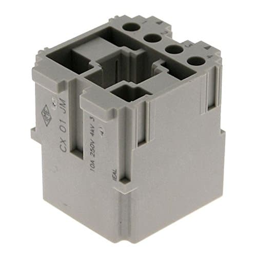 ILME, CX-01-JM, Mixo series, Male Rectangular Insert, Housing for 1 RJ45