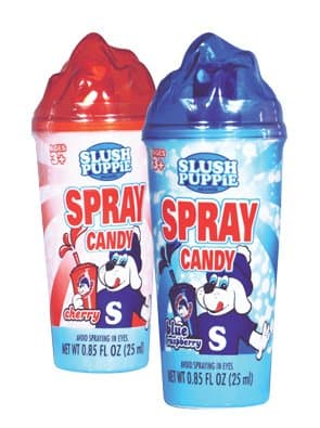 Slush Puppy Candy Spray x1 (Raspberry or Strawberry)