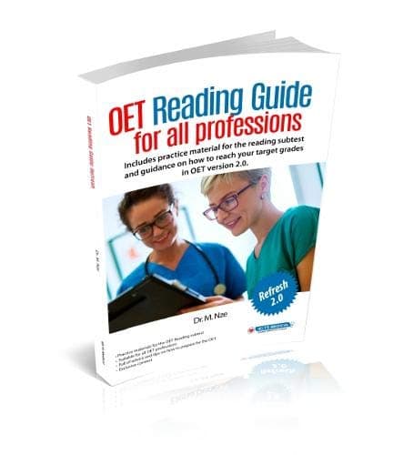 OET (All Professions) Reading Guide - Refresh 2.0 Paperback – 3 Sept. 2018