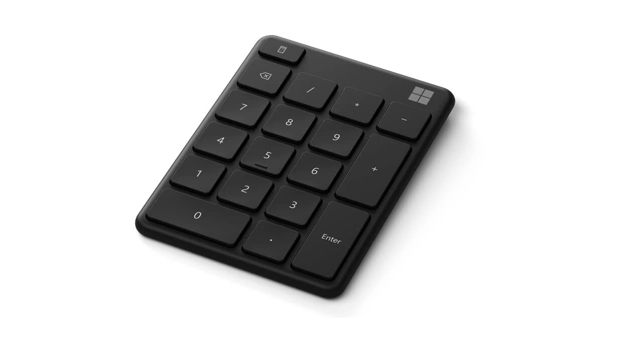 Microsoft 230-00013 Number Pad - Black, Pad Black