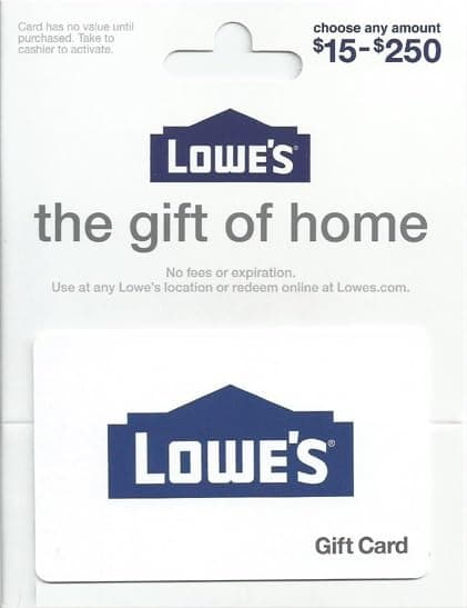Lowe's Gift Card