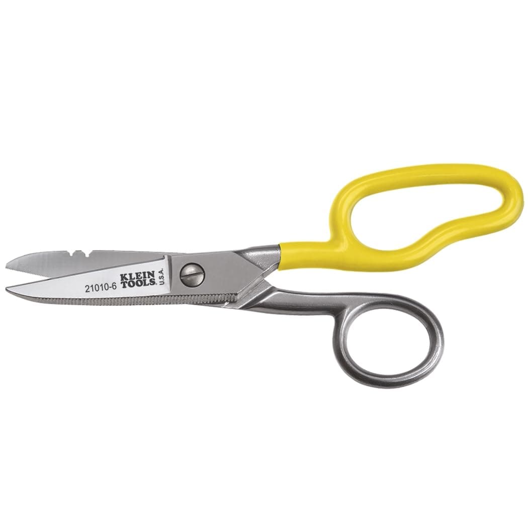 21010-6-SEN Free-Fall Snip, Scraper, File, Serrated Blades, Made in USA