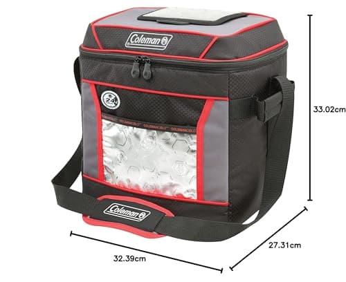 Coleman 24 Hour 30 Can Cooler Red