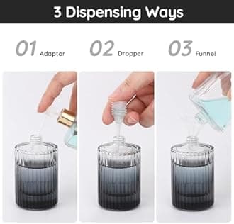 Segbeauty 1.7oz Travel Perfume Atomizer Refillable, 2pcs Cologne Spray Bottle Atomizer, 50ml Refillable Empty Glass Perfume Bottles, Fine Mist Spray Bottles Cologne Refill Bottle for Travel