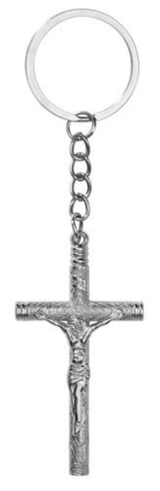 Autom Co Catholic crucifix Whistle Key Chain