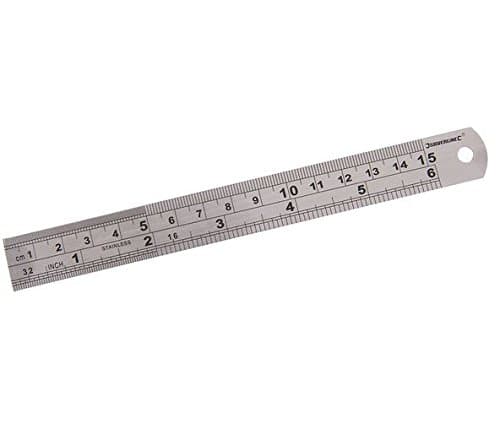 Silverline Steel Rule 150mm (MT65)