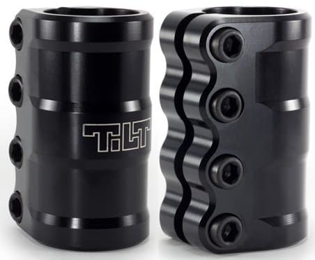 Tilt SCS Clamp THE ARK LT Standard Bars Compression System For Scooters BLACK