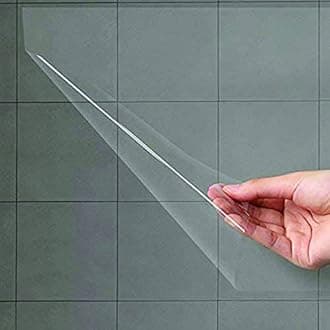 Polyvinyl Chloride Kitchen Tails Oil-Proof Temperature Resistant and Waterproof Transparent Wall Sticker (Size - 60 X 60 cm, Polyvinyl Chloride) (Desg-09)