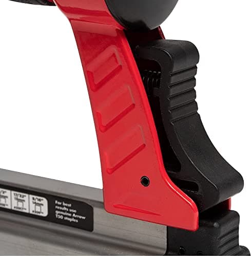Arrow PT50 Pneumatic Stapler, Red