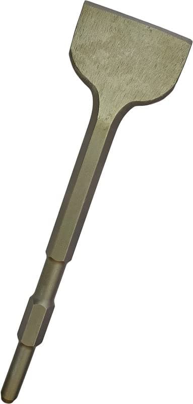 DUMDAAR SDS Max Shank Flat Spade Pointed Chisel for Demolition hammer Concrete Breaker Jack Hammer Tool bit for Tile Chipping/Wall Slotting/Scraping Masonry Brick (17X280X50 mm)