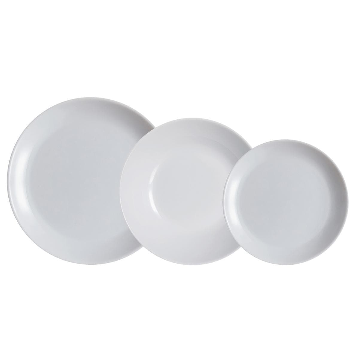 – 736649 Arc Diwali Dinner Set, Opal,Grey,18-Piece