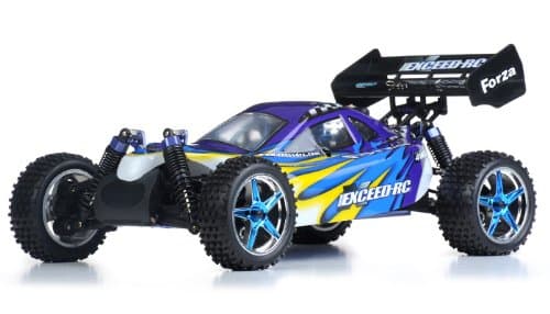 Exceed RC 1/10 2.4Ghz Forza .18 Engine RTR Nitro Powered Off Road Buggy (Fire Blue)