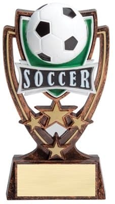 Order Fast Awards 4 Star Soccer Trophy - Personalize/Customize w/Free Engraving