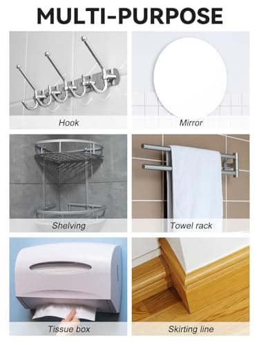 5PCS Sealant Fix, Lorvain All purpose Glue Kit Quick Drying Glue with Snip Tip Applicator Caps, Invisible Nail-Free Sealant Strong Repair Sealing Glue for Stick Kitchen Shelves Metal Glass Wood