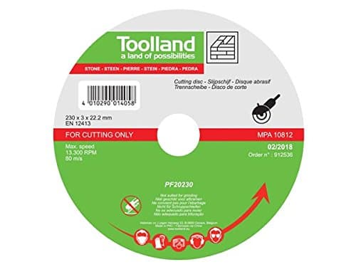 Tool Land PF20230 Cutting Disc Stone 230 mm Diameter