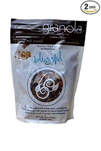 Blissful Eats Paleo Cereal Grainless Granola, Maple Nut Crunch 12 Ounce (Pack of Two)