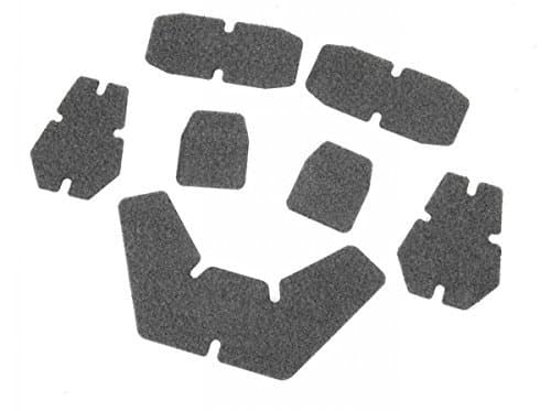 Hook and Loop Fastener Panel Set – Fits Crye AirFrame Helmet – Precision Cut for ARC Rail Clearance – Attaches Patches IR Markers Strobes Counterweights – Tactical Upgrade