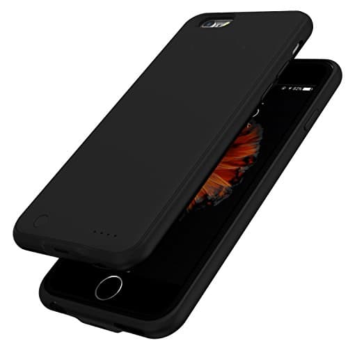 ZONIX iPhone 6/6S Battery Case Portable Charger Case for iPhone 6S [Slim] External Protective Full Edge TPU Cover [2.4oz,0.43in, Extremely Slim ] 4.7" 2600mAh P