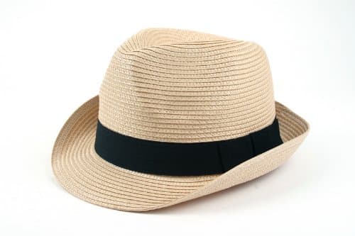 Summer Cool Straw Classic Fedora Hat 121HF (Natural)