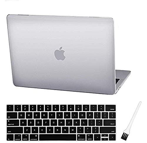 Laptop Plastic Hard Case MacBook Pro 13 Inch Hard Shell Sleeve Cover New MacBook Pro 13 Inch Case A2159 A1989 A1706 A1708 with Keyboard Cover and Dust Brush (Notebook Pattern-Crystal Clear)