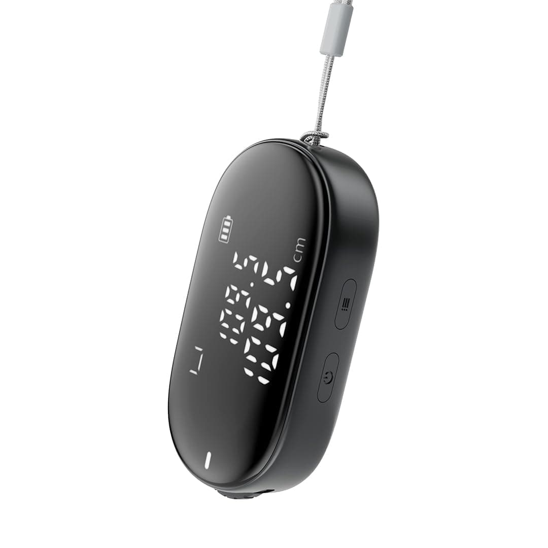 Digital Tape Measure, 328-ft Smart Measuring Tool for Complex Irregular Shapes – Large LCD, Unit Switching, Rechargeable for Body and Diameter Measurements