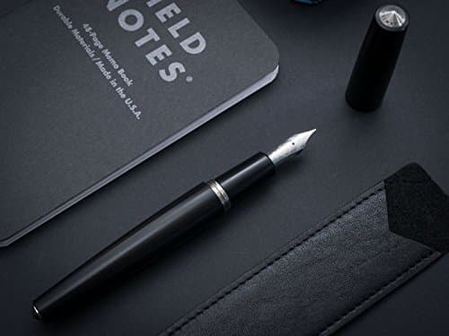 NOVA STUDIO EBONITE Fountain Pen - EF Titanium Nib