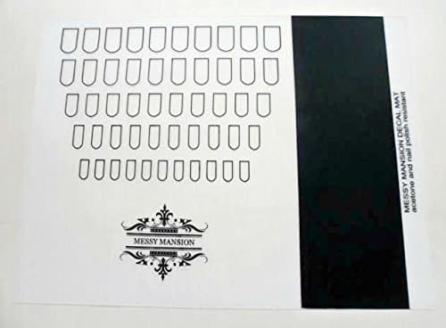 Messy Mansion Nail Art Decal Mat
