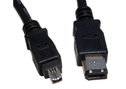 World of Data 1m Firewire Cable (4-6) - 4-pin to 6-pin - IEEE1394 - Video - Camcorder - DV - 400 - Male to Male