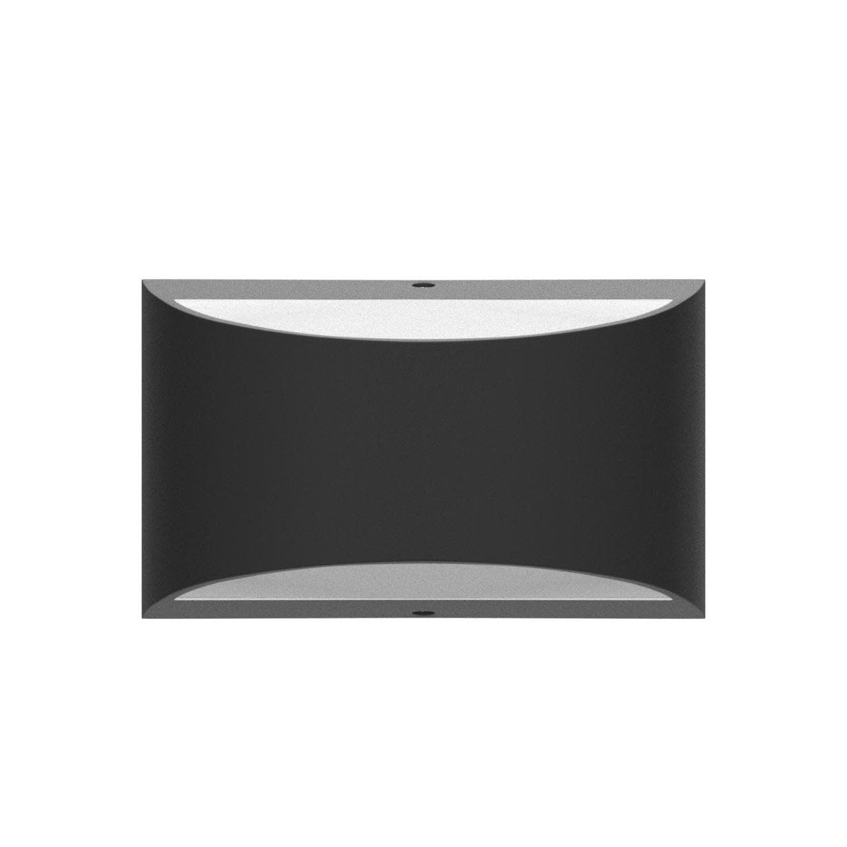 Aipsun Indoor Black Modern LED Wall Sconce Interior Wall Lights Set of 2 Hardwired Up and Down Wall Mount Light for Living Room Bedroom Hallway Corridor Cool White 6000K(with G9 Bulbs)