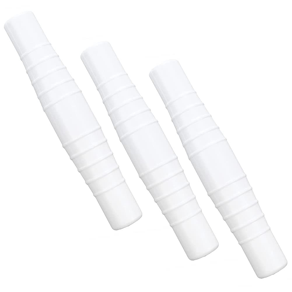 3 Pieces Hose Connector Coupling Pool Hose Connector Inflatable Pool Hose Coupling Connector Adapter for 1-1/4 Inch and 1-1/2 Inch Swimming Pool Vacuums Cleaner or Filter Pump Hose, White