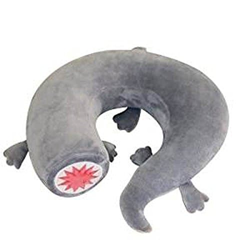 Cute Gray Dragon Doll Plush Toy Memory U-Shape Pillow Japanese Anime Pillow Neck U-Shape White